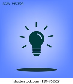 Light Bulb, vector icon.