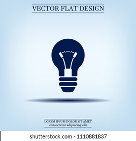 Light Bulb, vector icon.
