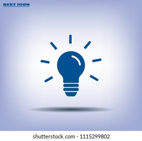 Light Bulb, vector icon.