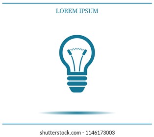 Light Bulb, vector icon.