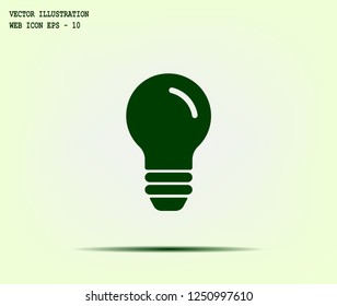 Light Bulb, vector icon.