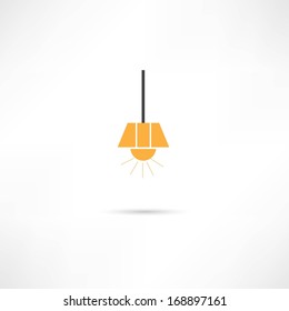 Light bulb vector icon