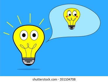 light bulb vector icon