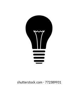 light bulb vector icon