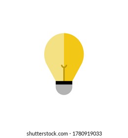 Light bulb vector icon for eps 10