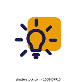 Light bulb Vector icon in here