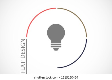 Light bulb vector icon. Light bulb icon idea. Light bulb for icon. idea Light bulb 10 eps. Lorem Ipsum. WEB