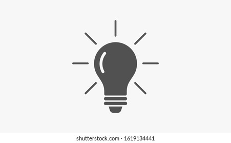 Light bulb vector icon. Light bulb icon idea. Light bulb for icon. idea Light bulb 10 eps. Lorem Ipsum. WEB