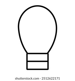 Ilustración de icono de Vector de bombilla