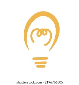 Light bulb vector idea icon illustration bright electricity lamp. Inspiration creative light bulb energy innovation power simple sign concept. Solution icon illumination business clip art light bulb