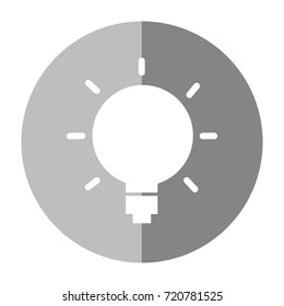 Light bulb. Vector illustration 10.