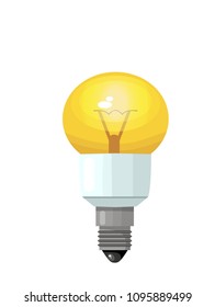 light bulb, vector illustration