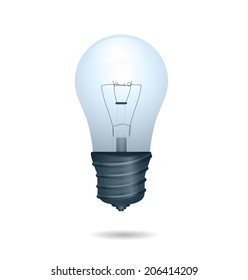 Light bulb, vector illustration