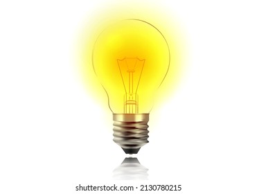 Leuchtstofflampe, Vektorgrafik. Problemlösungskonzept, Problemverständnis, Zielerreichung, komplizierte Lösung, Komplexe Vereinfachung, Verwirrungsklarheit, Kommunikationserfolg, Kreative Idee