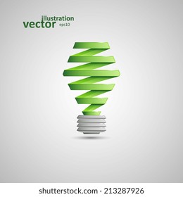 Light Bulb, Vector Illustration eps10, Graphic Concept  For Your Design.