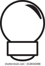 light bulb vector illustration, light bulb icon vector, light bulb symbol vector, lamp, for your design needs