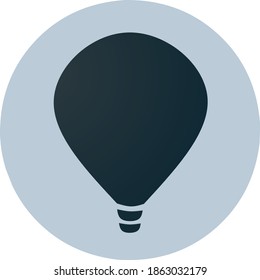 bombilla, ilustración vectorial de la bombilla, diseño plano minimalista de un color