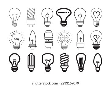 Light Bulb vector For Print, Light Bulb vector Clipart, Light Bulb vector Illustration