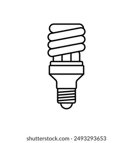 Light bulbs. Bulb icon vector