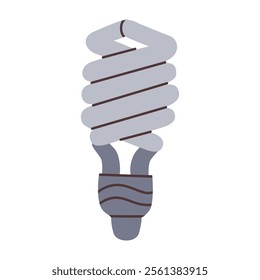 Light bulbs. Cartoon flat style. Idea, creativity, innovation, inspiration, invention concept. Hand drawn modern Vector illustration. Isolated design element