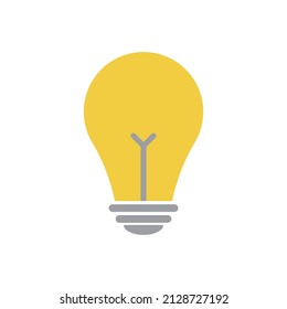 Light bulbs and filaments. Ideas and inspirations. Vectors.