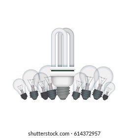 light bulbs fluorescent incandescent