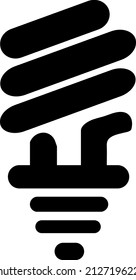 Light Bulbs Icons on White Background. Vector 6.eps
