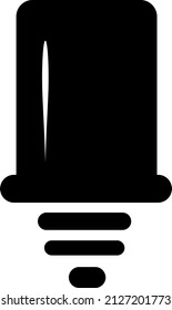 Light Bulbs Icons on White Background. Vector 7.eps
