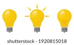 Light bulbs icons set. Vector set of beautiful light bulbs. Set of light bulbs in a flat style for web design. Light bulbs are full of ideas and creative thinking. Vector illustration.