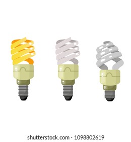 light bulbs, ideas, vector