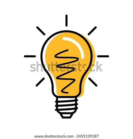 Light bulbs on white background