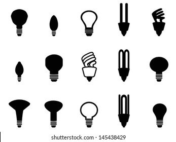 light bulbs shape collection	