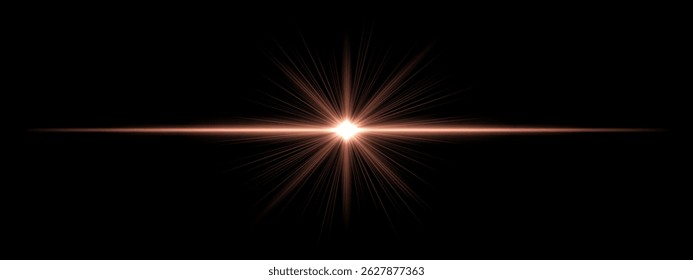 Light burst. Red flash with vertical line glow, high-energy ray effect, strong horizontal highlight, dramatic light concept.