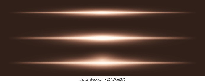 Light burst set. Intense Orange beam with sparkles and soft particles over black, fitting for space, energy, or futuristic interface design.
