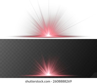 Light burst shines intensely, radiating luminous star energy. Lens reflection glows softly, perfect for modern web UI. Translucent flare adds smooth glow to elegant designs.