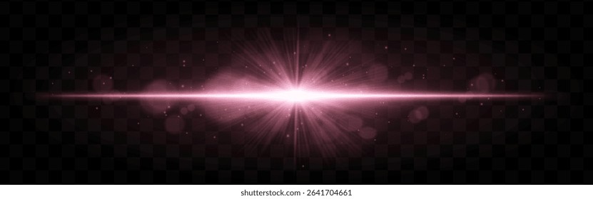 Light burst. Teal radiant glow with burst rays and soft floating sparkles on checkered transparent background, suitable for sci-fi themes.