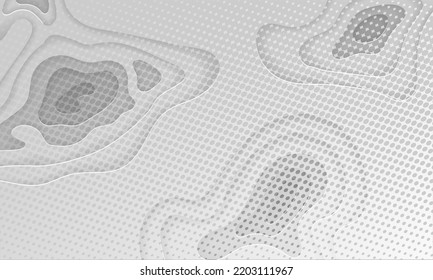 Light Business Geometric Illustration Background. Grayscale Motion Graphic Wall Design. Gray Clean Abstract Element Wallpaper. Pastel Color Modern Banner Background.