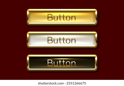 Light button label, event bar casino, show signboard. Vector illustration