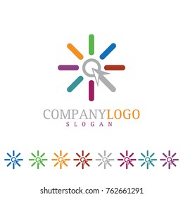 light button vector logo