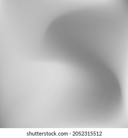 hellruhiger, silberner, weicher Hintergrund. Wasserdunkler Himmelsfleck Licht wirl Gradient Mesh. Graues Fluid Dynamic Aluminium Metallic Farbverlauf Hintergrund. Monochromatische Kurve Wavy unscharred Design Pic.