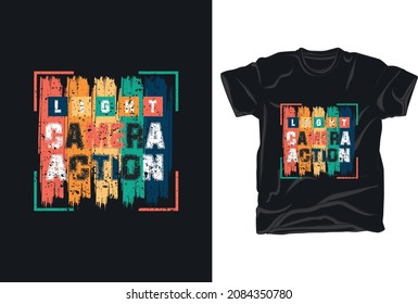 Light Camera Action T-shirt Design