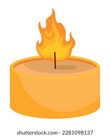 Leuchtkerzensymbol einzeln