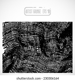 Light canvas texture, grunge