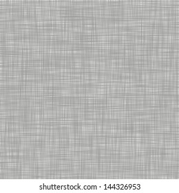 Light canvas texture seamless. Gray vector background
