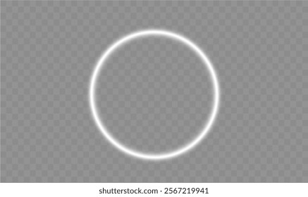 Light circle white swirl. Curved white line light effect. Darkening of the moon. Flash vector semicircle and spark light effect. Podium, radial platform.