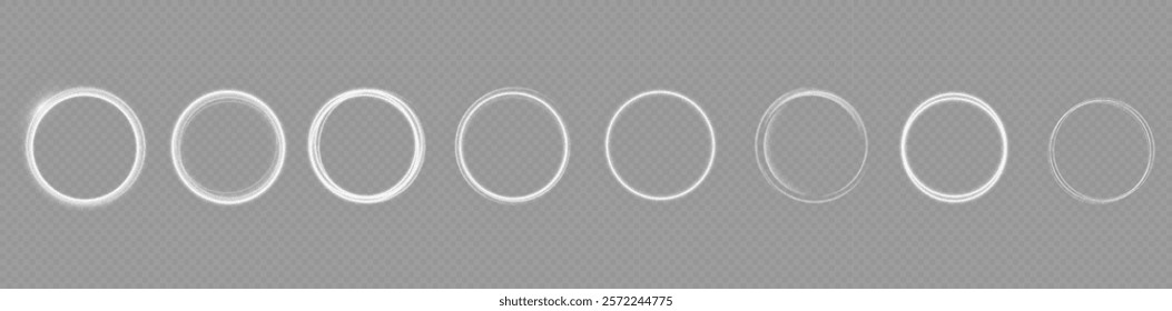 Light circle white swirl. Curved white line light effect. Darkening of the moon. Flash vector semicircle and spark light effect. Podium, radial platform.