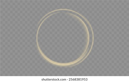 Light circle yellow swirl. Curved white line light effect. Darkening of the moon. Flash vector semicircle and spark light effect. Podium, gold radial platform.	
