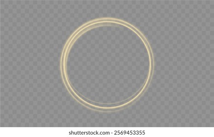 Light circle yellow swirl. Curved white line light effect. Darkening of the moon. Flash vector semicircle and spark light effect. Podium, gold radial platform.	

