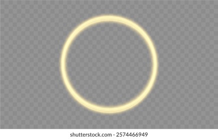 Light circle yellow swirl. Curved white line light effect. Darkening of the moon. Flash vector semicircle and spark light effect. Podium, gold radial platform.	
