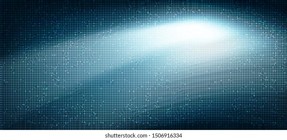 Light Circuit Microchip on Technology Background,Hi-tech and security Concept design,Free Space For text in put,Vector illustration.